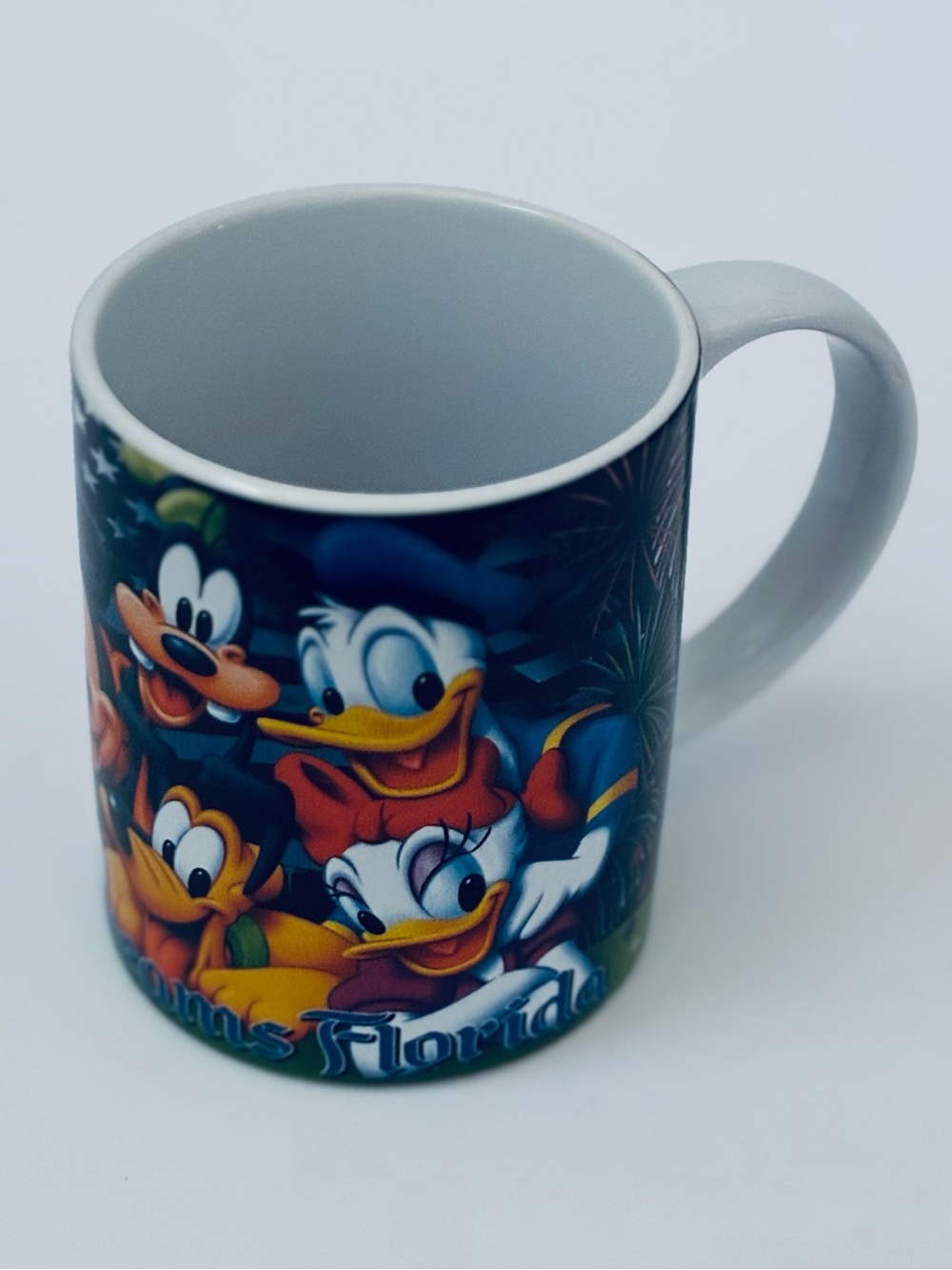 Disney Dreams Florida Coffee Mug By Jerry Leigh Mickey Minnie Donald Daisy Pluto